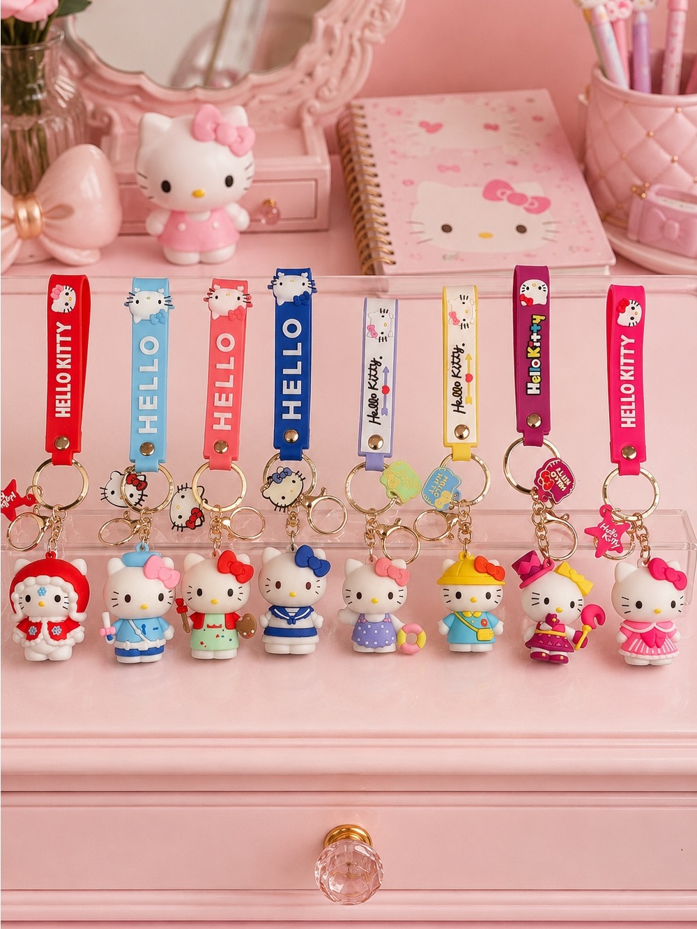 Hello Kitty Character Keychain Bag Charm โ Choose Your Favorite one.